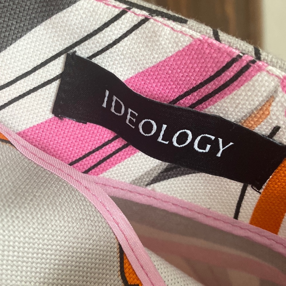 (A) Ideology VIBRANT pink gray orange white skirt, sz 4, EUC - Picture 2 of 11